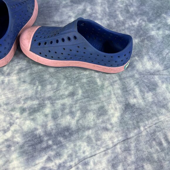 Native Jefferson Sugarlite Blue & Pink Shoes Sz 11 - Picture 6 of 6